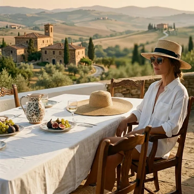 The Marbella: How to Recreate Cinema’s Most Iconic Women's Straw Hat Styles