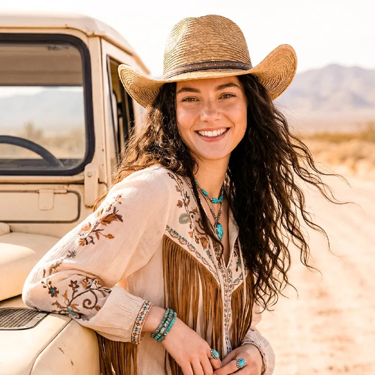 The Mesa: How to Recreate Cinema’s Most Iconic Women's Straw Cowboy Hat Styles