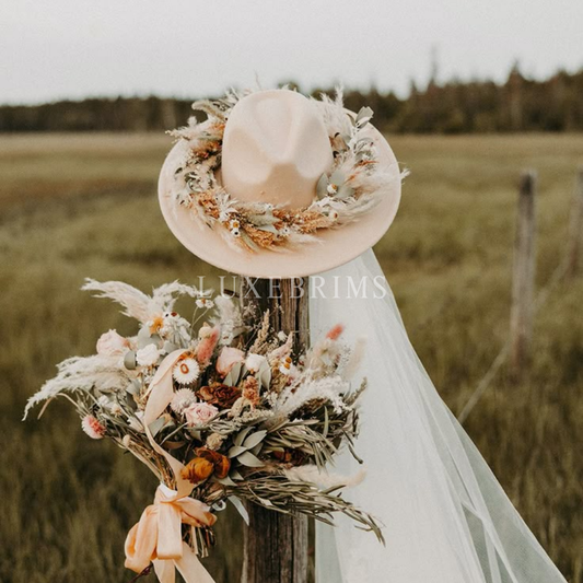 Boho Bride or Cowboy Groom? LuxeBrims for Wedding Vibes