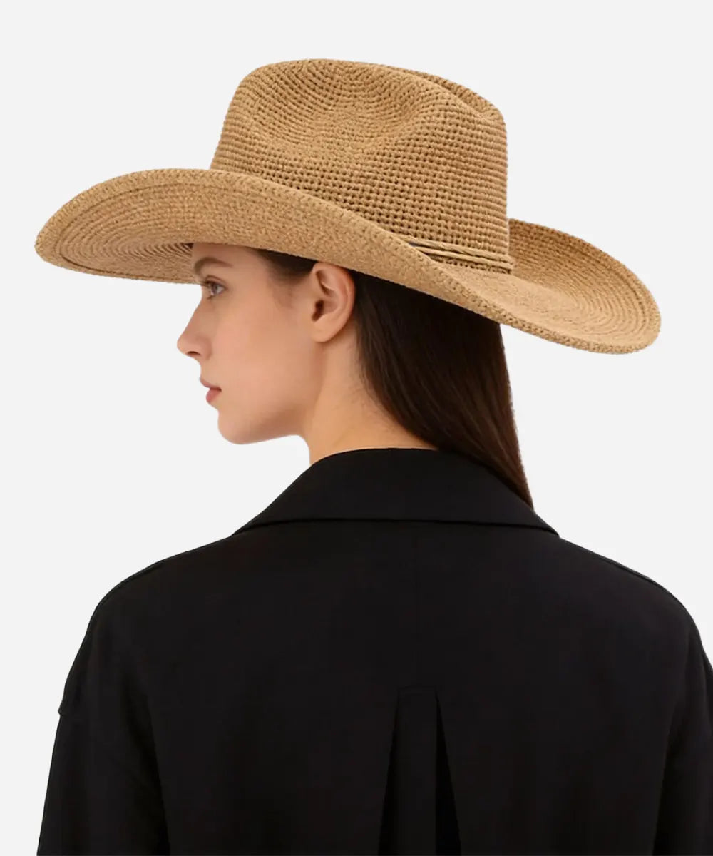 Ames Packable Straw Cowboy Hat