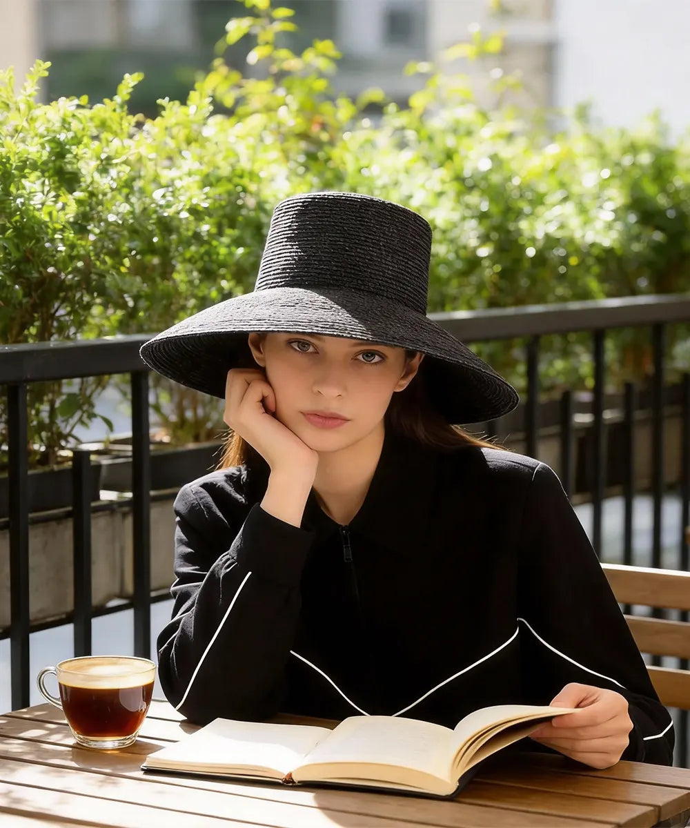 Jolie Packable Straw Bucket Hat