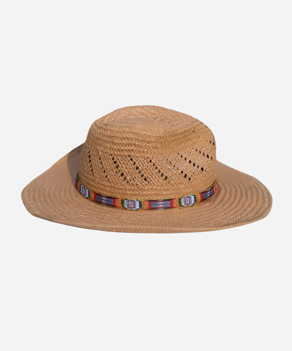 Calhoun Palm Leaf Straw Cowboy Hat