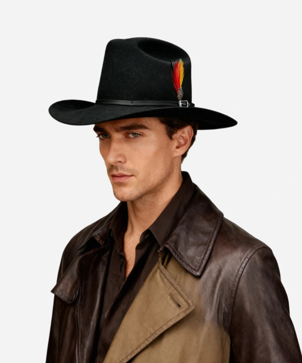 Sinaloa Style Cowboy Hat - Black