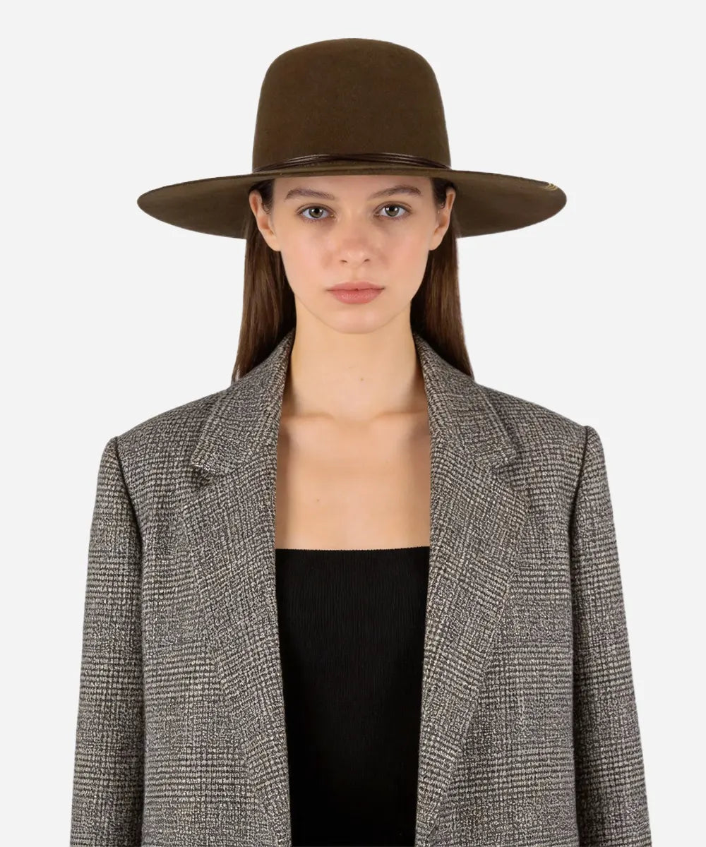Daisy Open Crown- Olive
