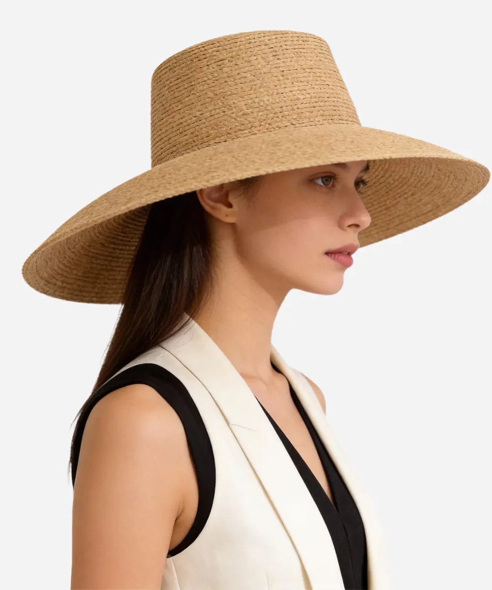 Jolie Packbarer Sonnenhut aus Stroh