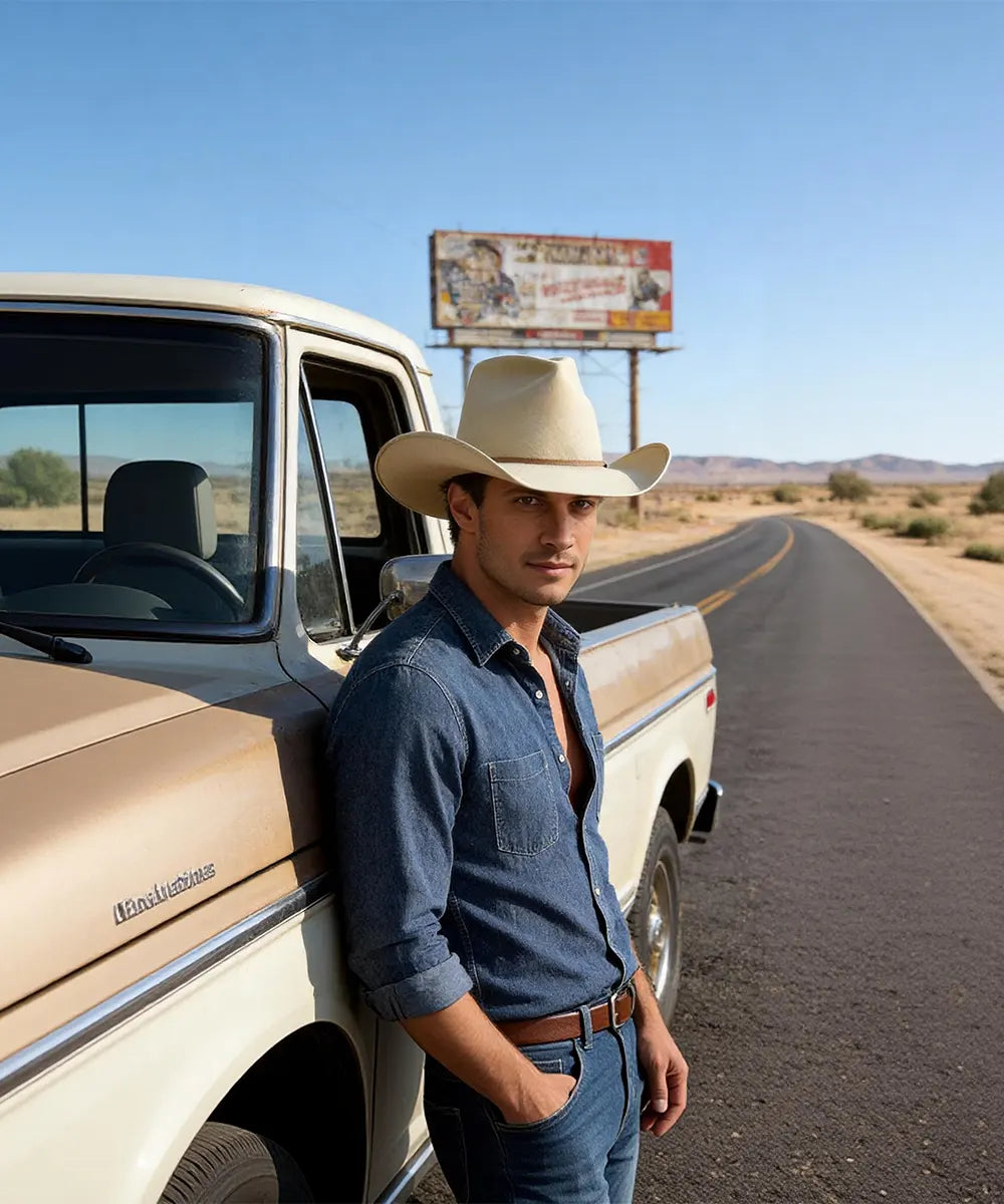 Randolph Scott Cowboy Felt Hat