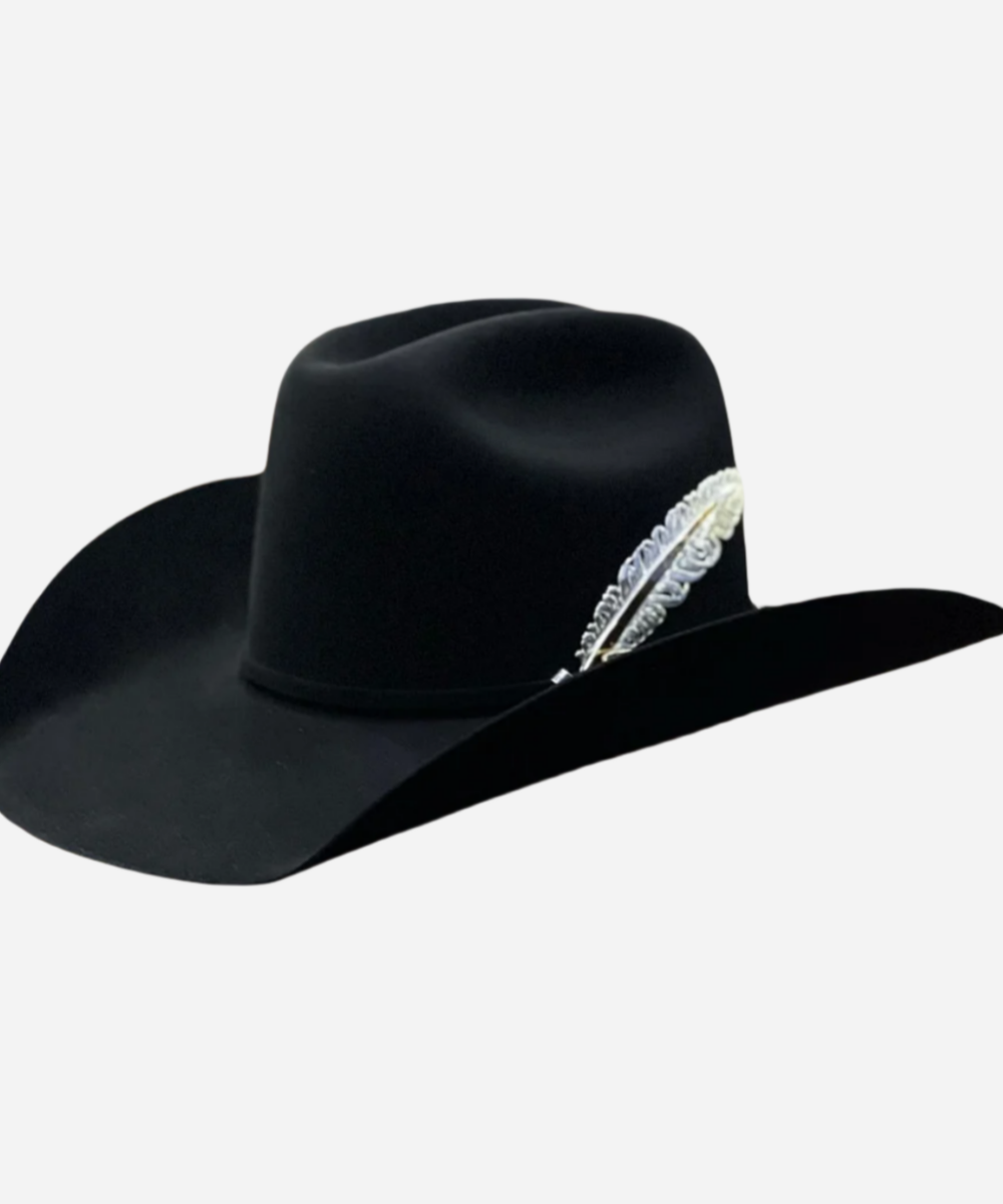 El Amo Black Fur Felt Hat