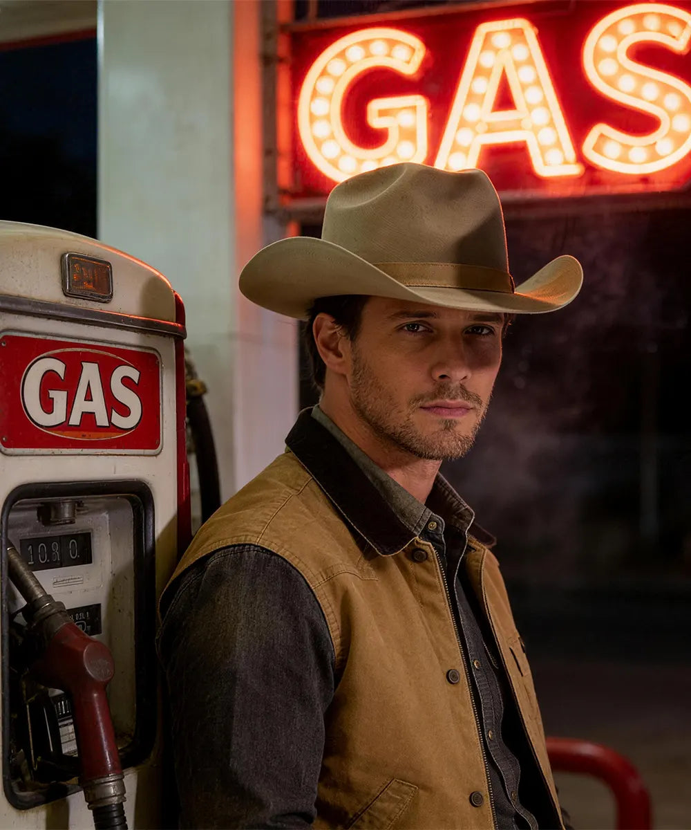 James Dean Cowboy Hat - Beige