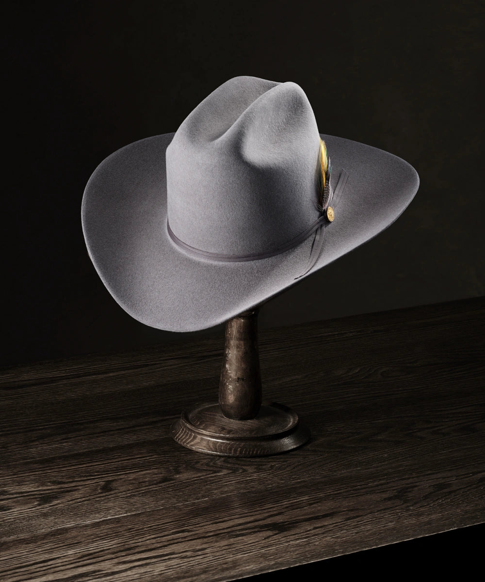 "Rancher 160th Edition Hat - Unisex 6X Fur Felt | 5\" Cattleman Crown"