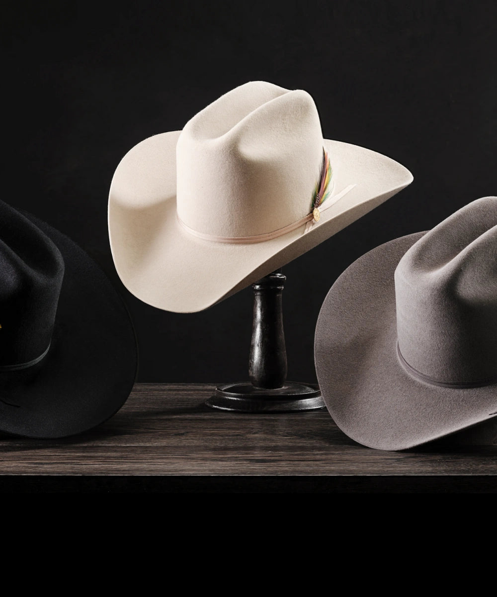 "Rancher 160th Edition Hat - Unisex 6X Fur Felt | 5\" Cattleman Crown"