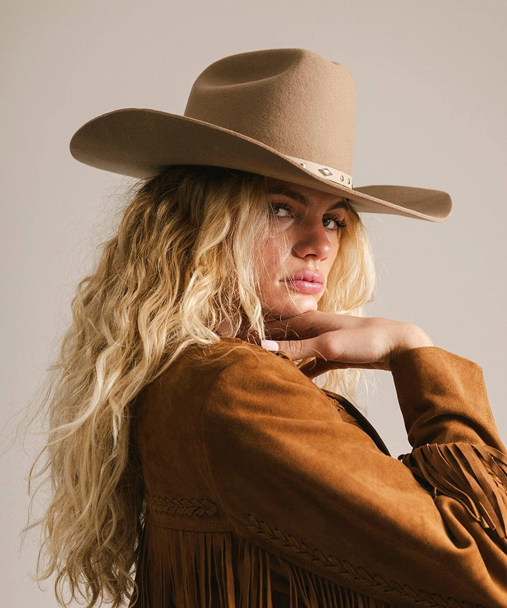 "Teddy Cattleman Cowboy Hat - Women's Australian Wool | Festival Style"