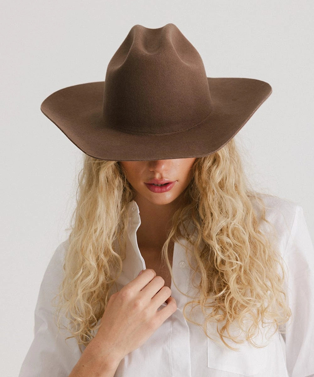 "Teddy Cattleman Cowboy Hat - Women's Australian Wool | Festival Style"