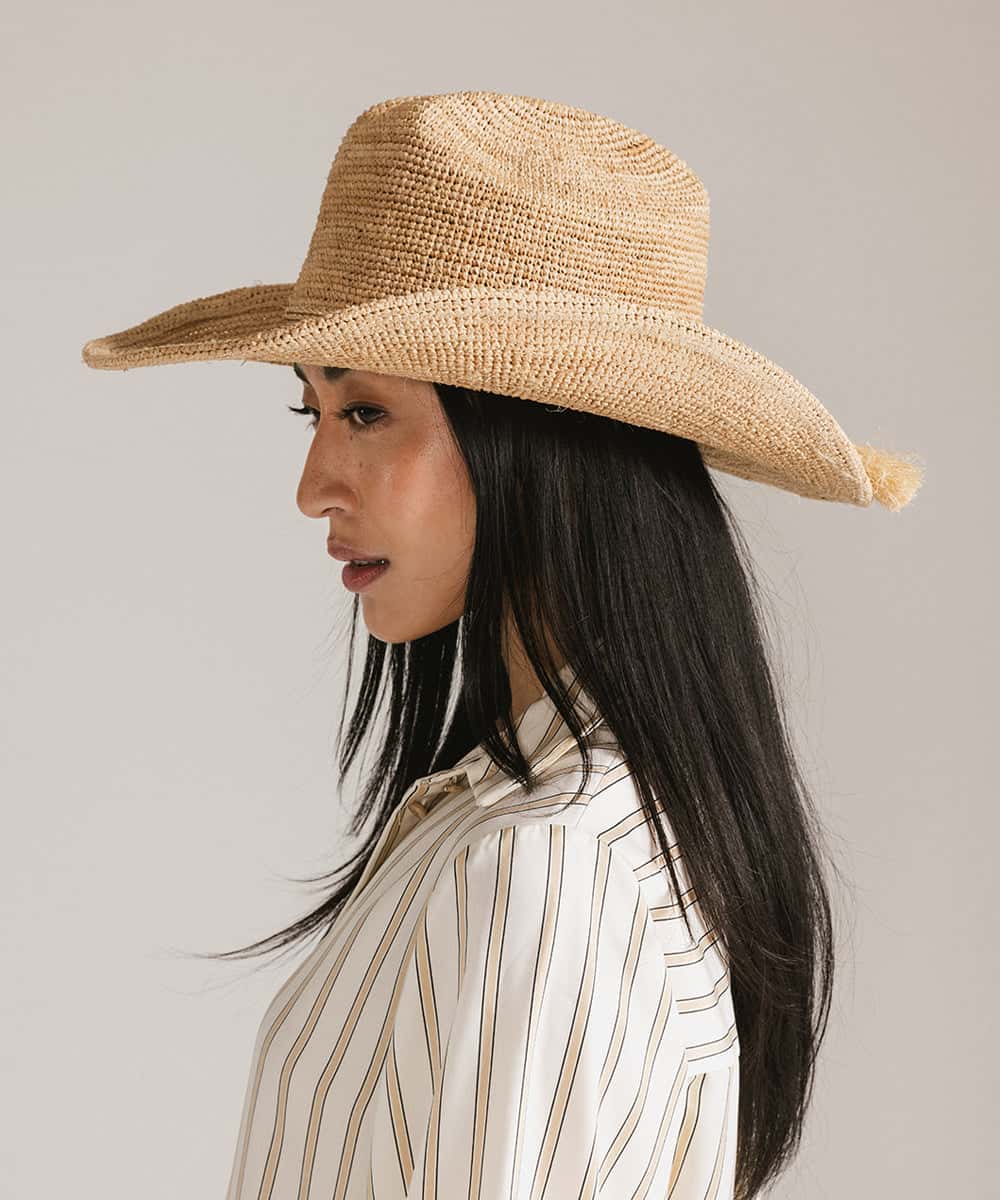 Ames Packable Straw Cowboy Hat