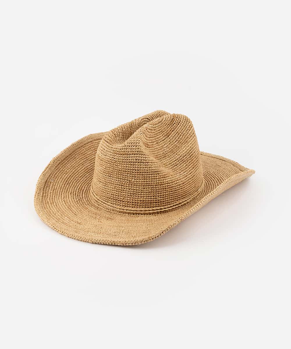 Packable Straw Cowboy Hat