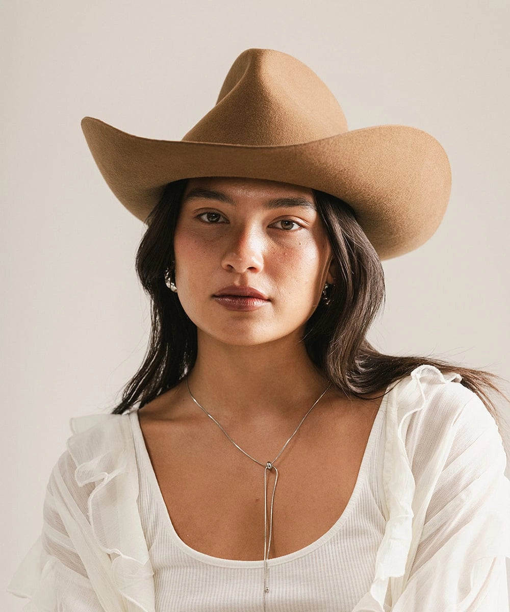 Charlie Western Hat - Women's Australian Wool | Cattleman Crown