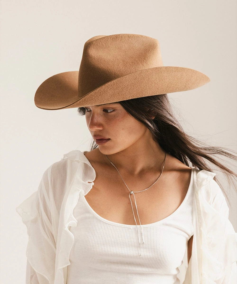 Charlie Western Hat - Women's Australian Wool | Cattleman Crown