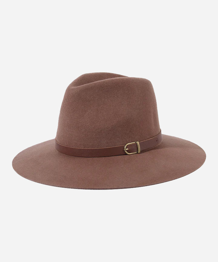 Curator Wool Fedora - Brown