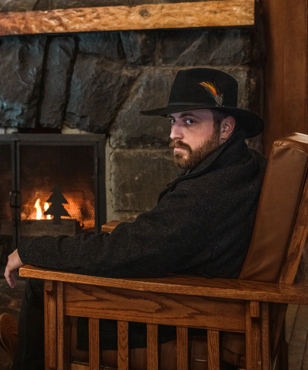 Dune 5X Gun Club Hat - Men's Fur Felt Hat for Fall