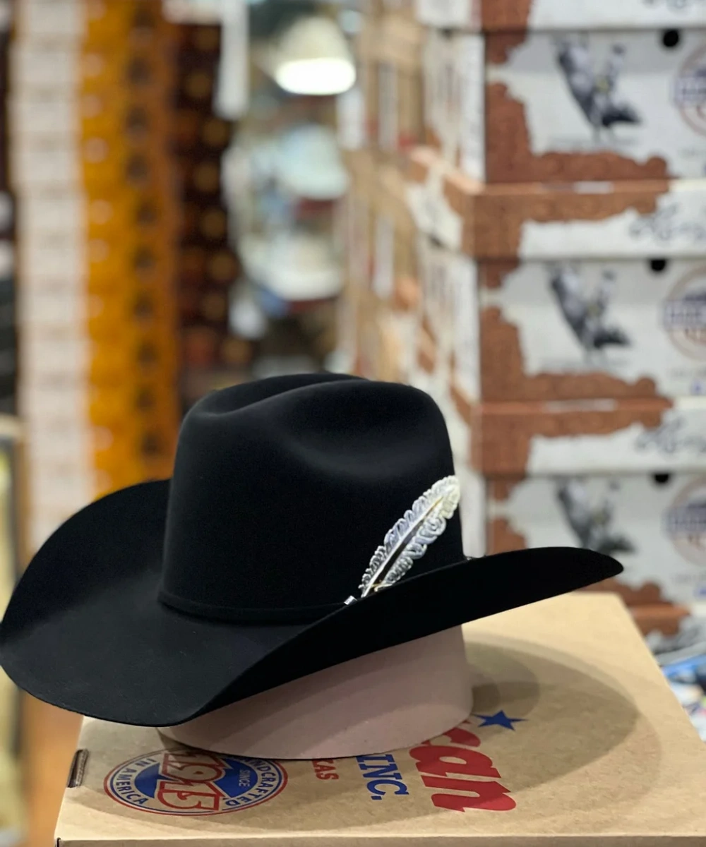 El Amo Black Fur Felt Hat