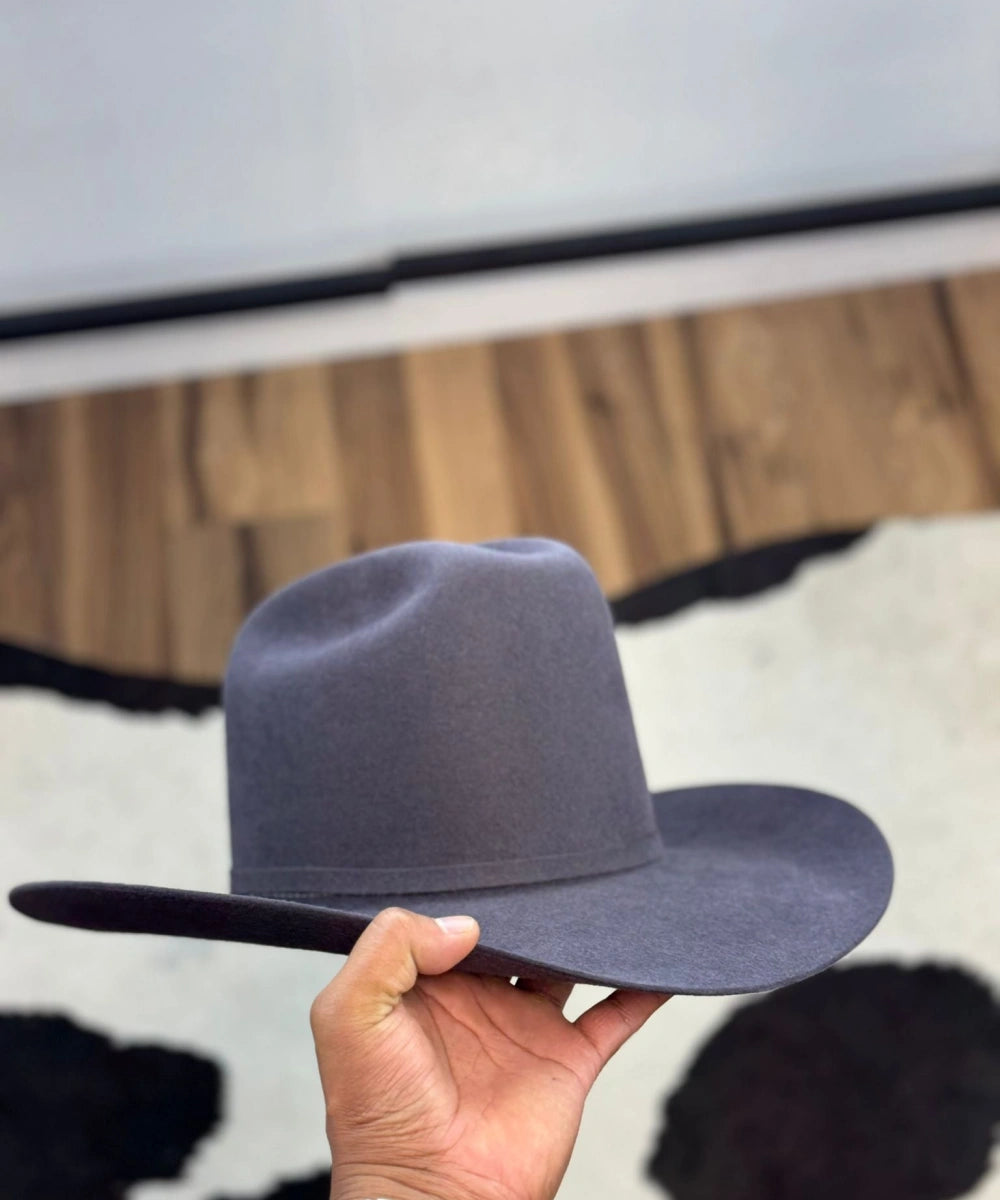 6-inch tall crown western hat