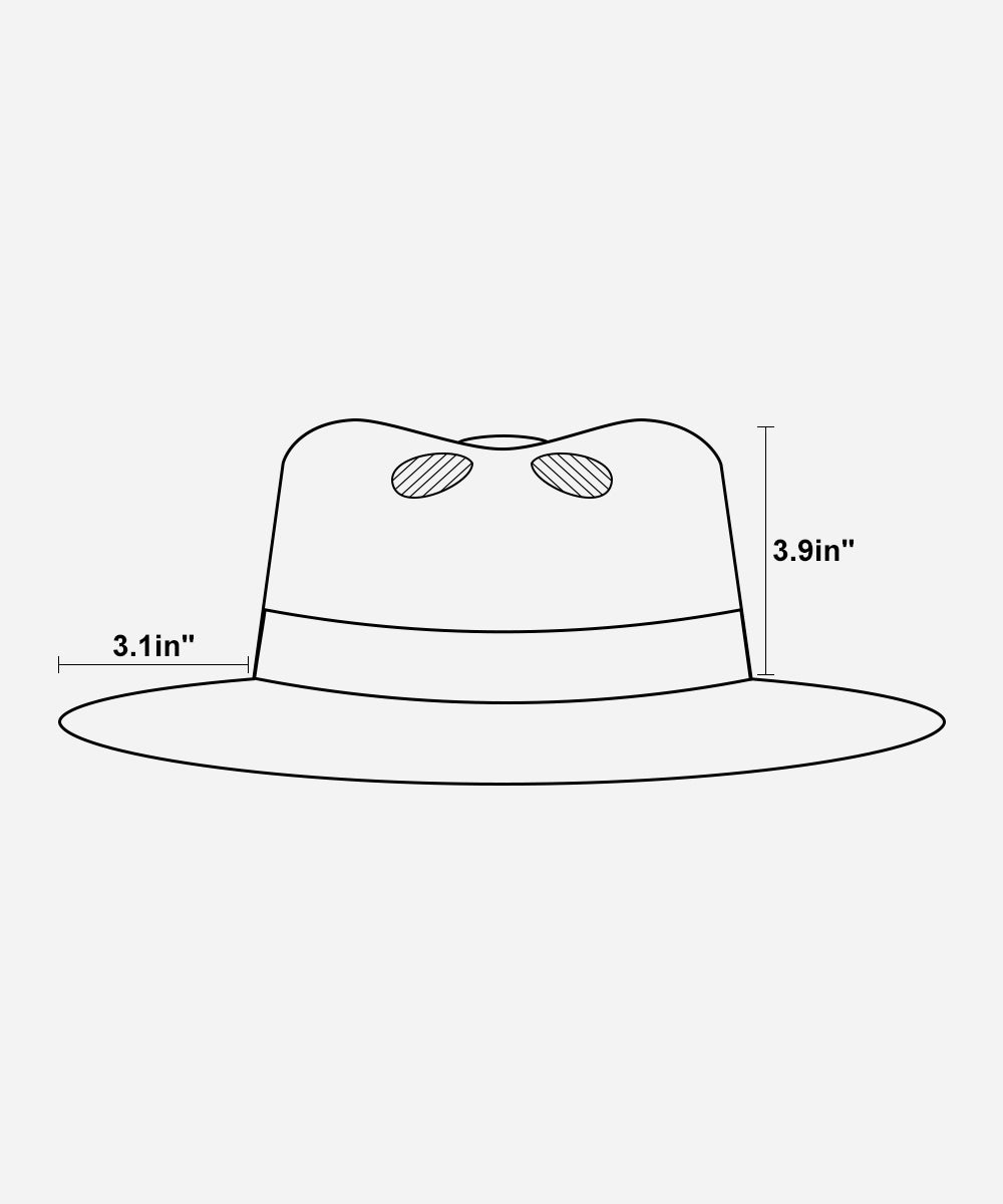 Intrigue Wide Fedora