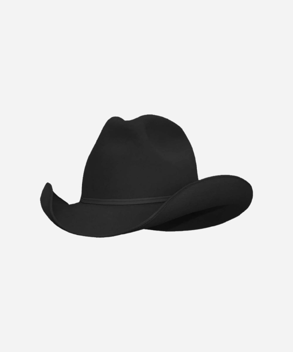 Jimmy Stewart Cowboy Hat - Black