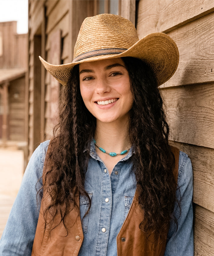 Mesa Straw Cowboy-Brown