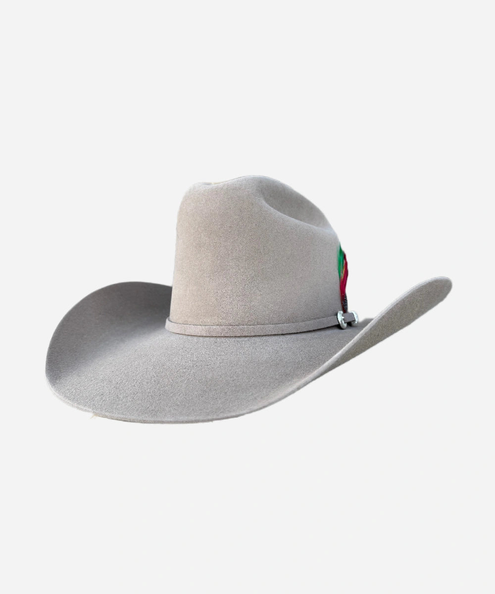 Sahara felt hat with feather