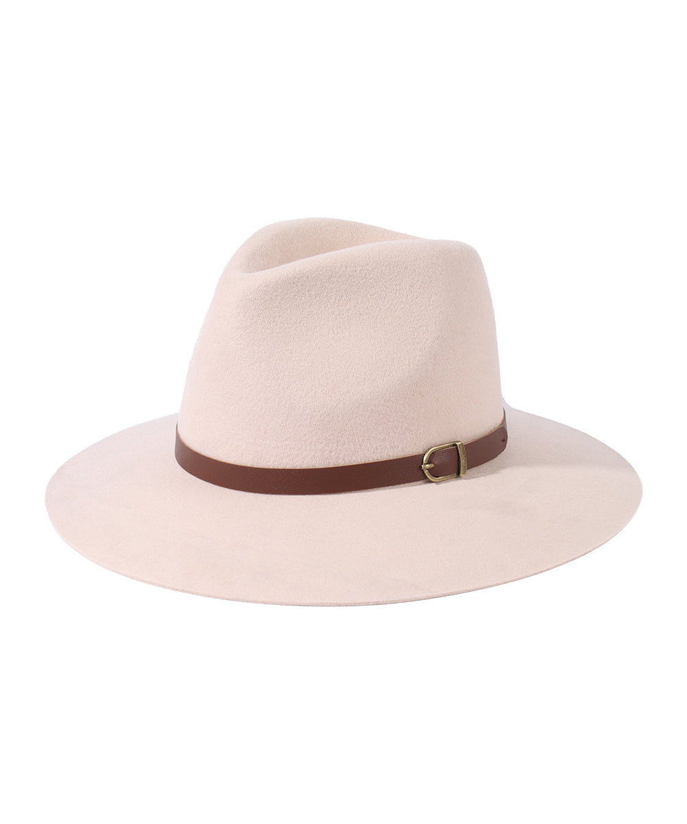 Oliver Classic Wool Fedora in Ivory