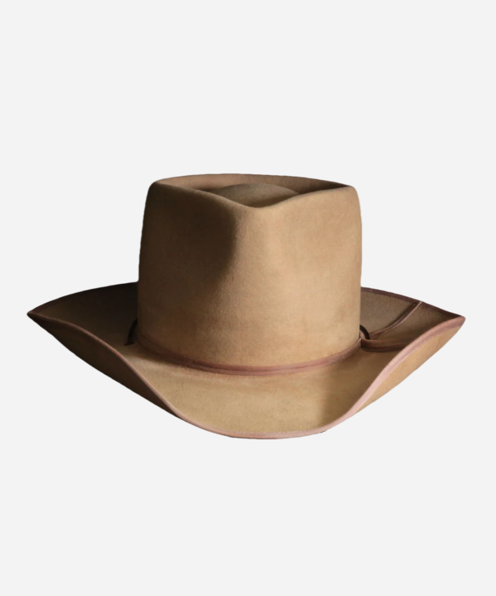 Brown Felt Cowboy Hat
