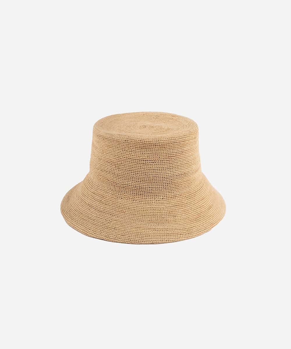 Women's Packable Straw Bucket Hat
