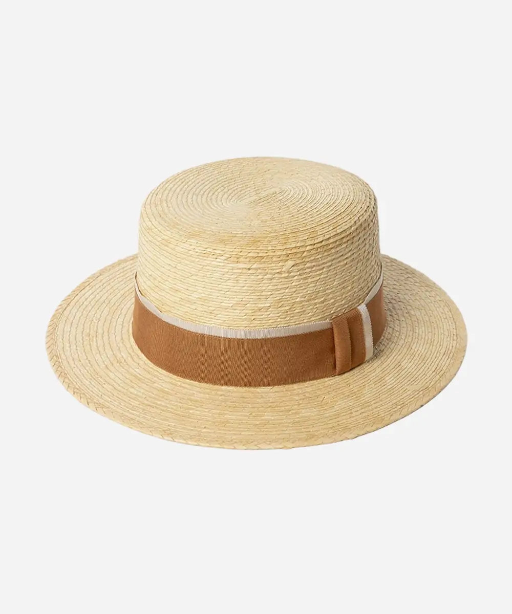 Summer Palm Leaf Straw Hat for Women