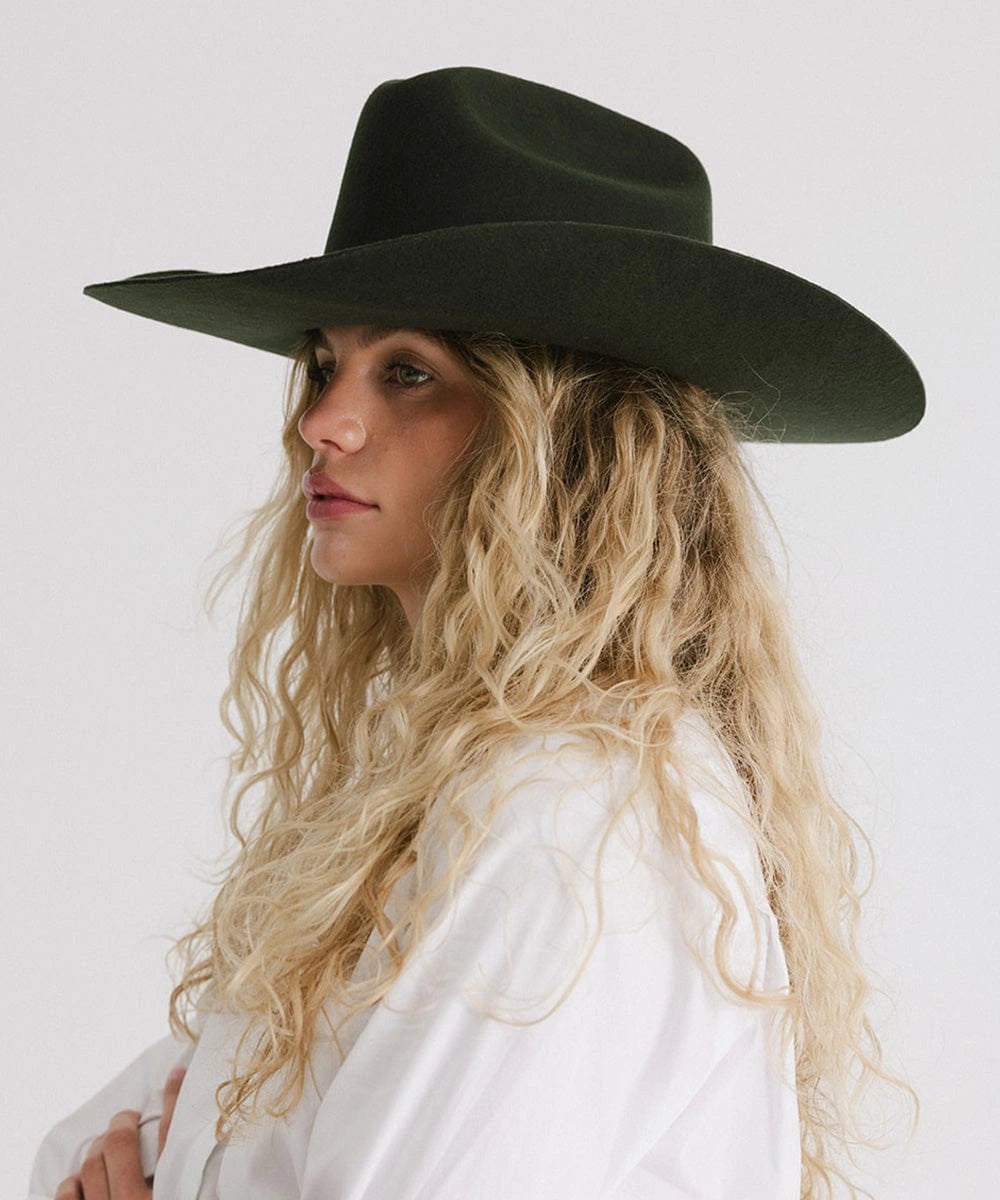 Teddy Cattleman Cowboy Hat - Women's Australian Wool | Festival Style