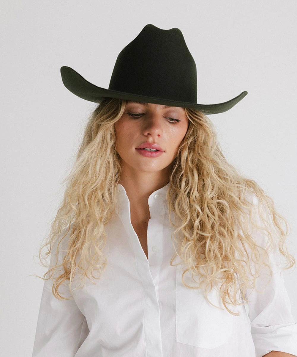 Teddy Cattleman Cowboy Hat - Women's Australian Wool | Festival Style
