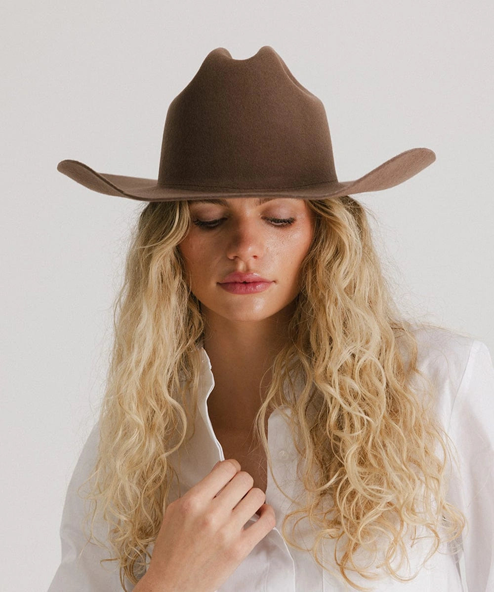 Teddy Cattleman Cowboy Hat - Women's Australian Wool | Festival Style