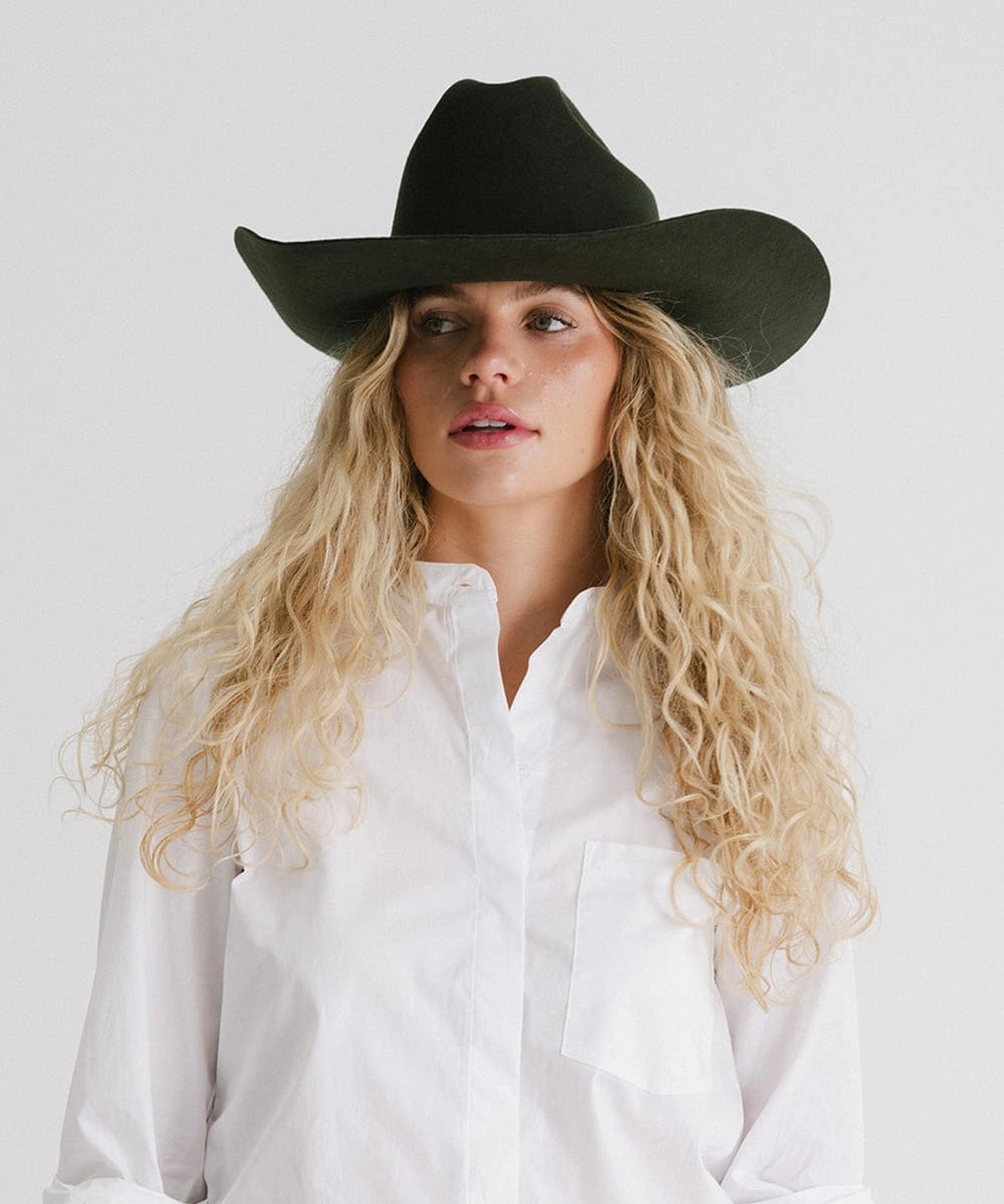 Teddy Cattleman Cowboy Hat - Women's Australian Wool | Festival Style