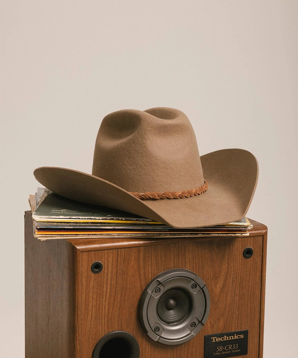 Wyatt Cowboy Hat - Women's Bold Australian Wool | Cattleman Crown