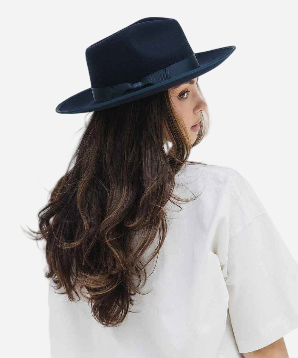 monroe rancher hat in dark blue