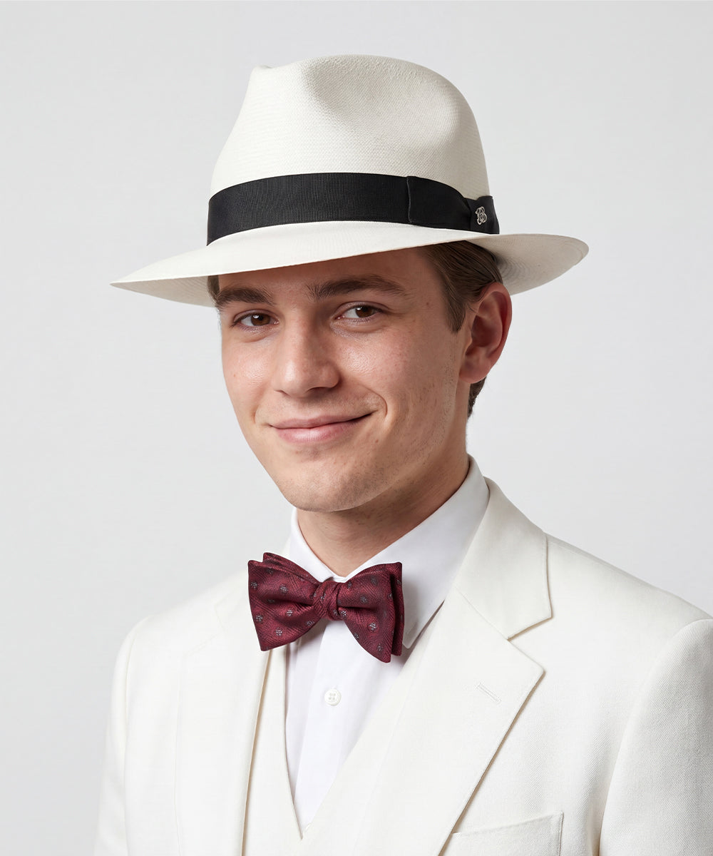 Gatsby Straw Panama - Black