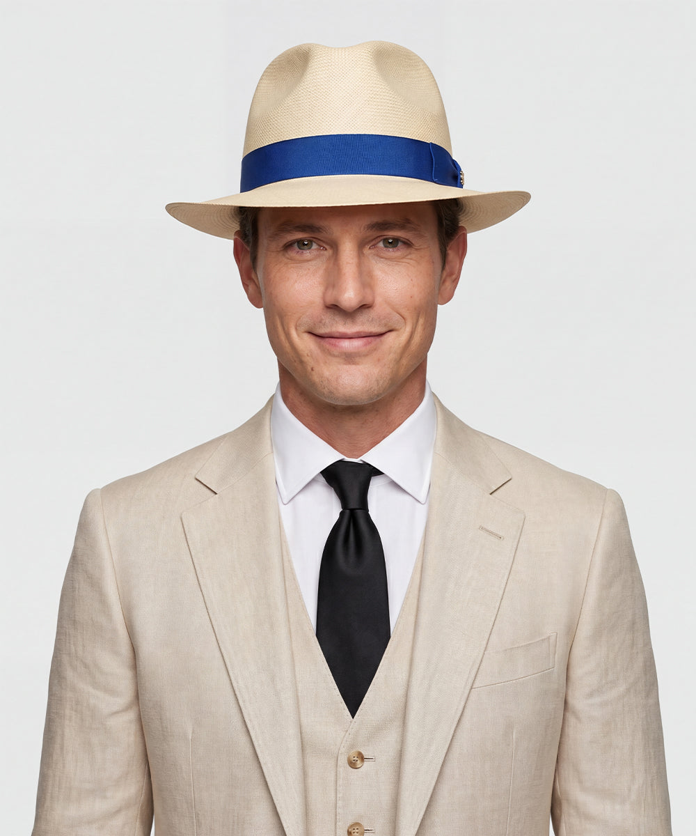 Gatsby Straw Panama- Natural