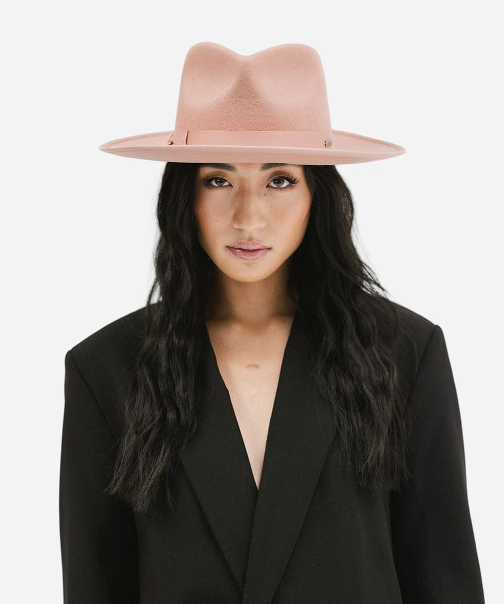 light pink rancher hat women
