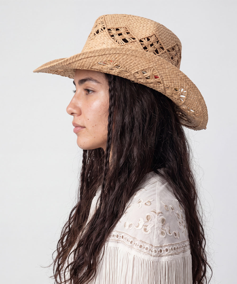 Cowboy Straw Hat Wilderness Highway