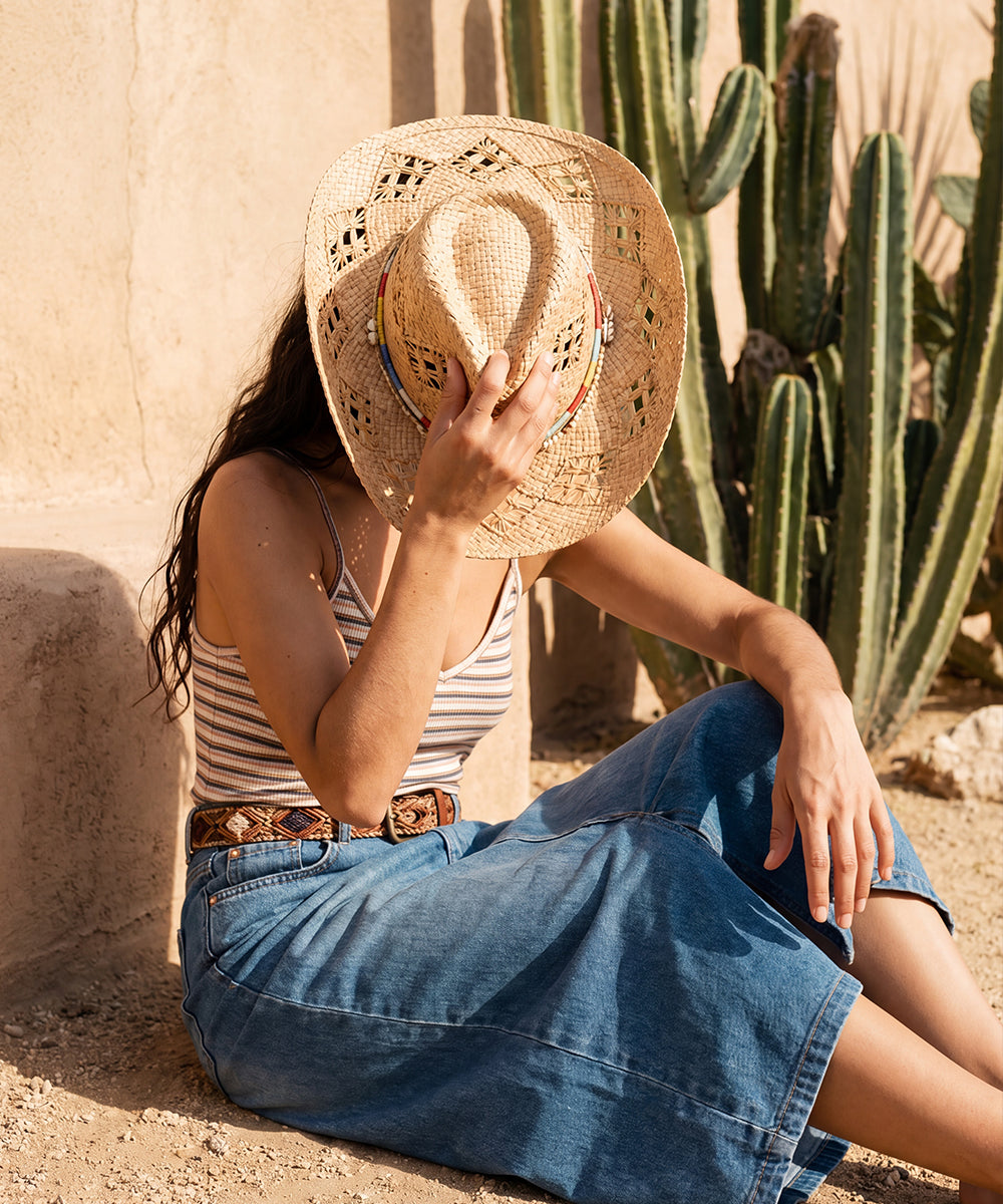 Cowboy Straw Hat Wilderness Highway