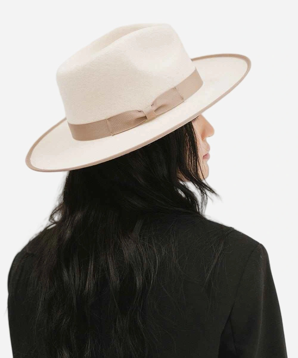 white hat for a formal outfit - best white hat for vacation photos -women's