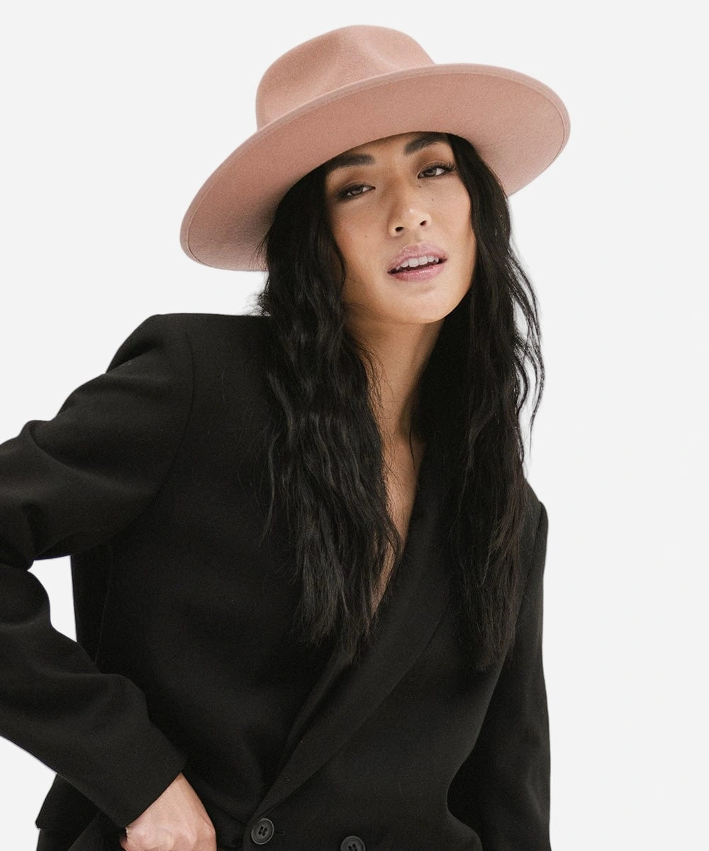 best pink hat for a feminine look